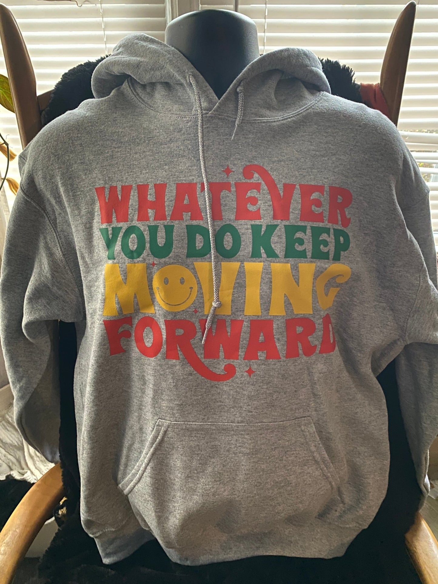 Moving Forward Protest Hoodie - West & Remount Custom Apparel