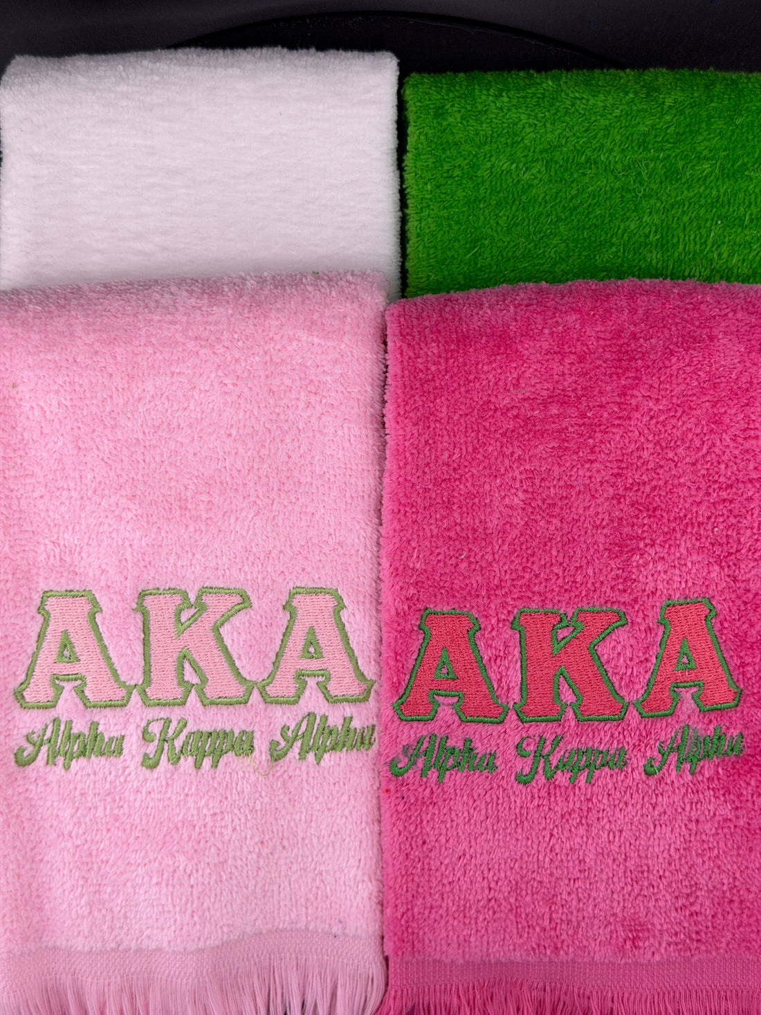 The Letters Series: Classic Divine 9 Towels Inspired by Tradition..