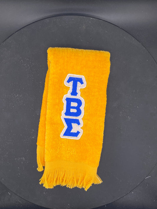 Why Every Tau Beta Sigma Sister Needs a Stroll Towel - West & Remount Custom Apparel