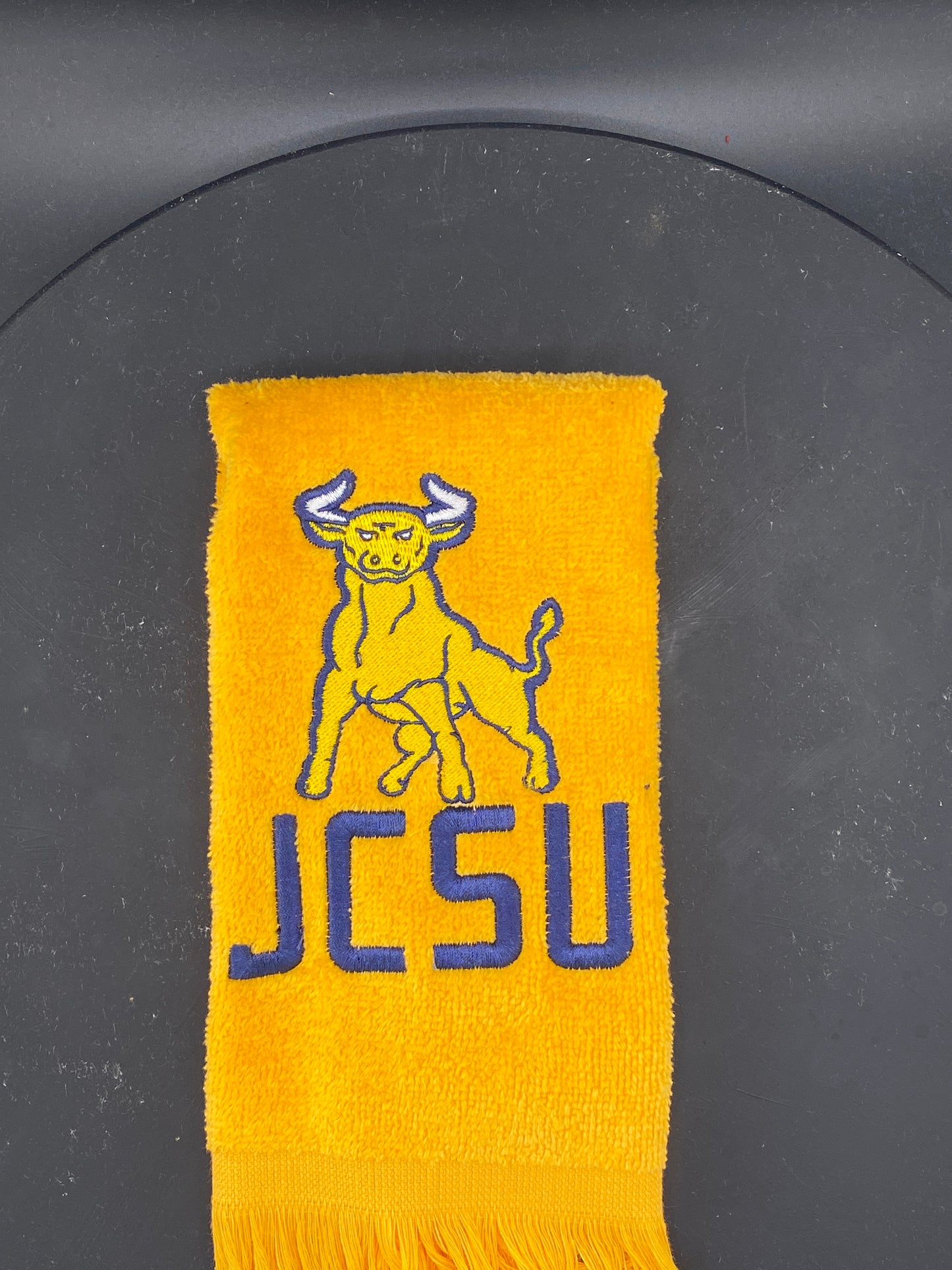 JCSU Golden Bull Embroidered Towel – Personalized HBCU Pride