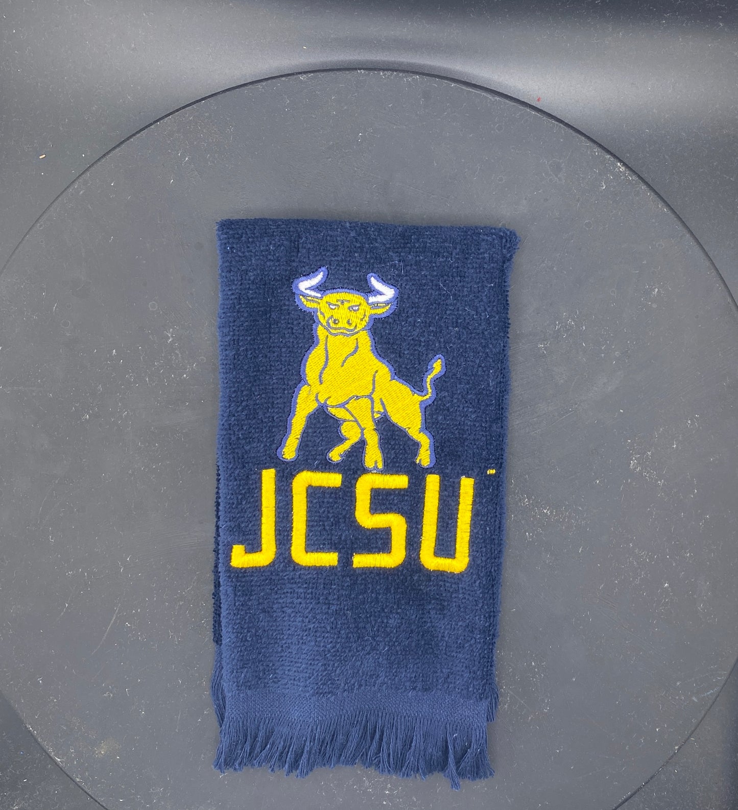 JCSU Golden Bull Embroidered Towel – Personalized HBCU Pride