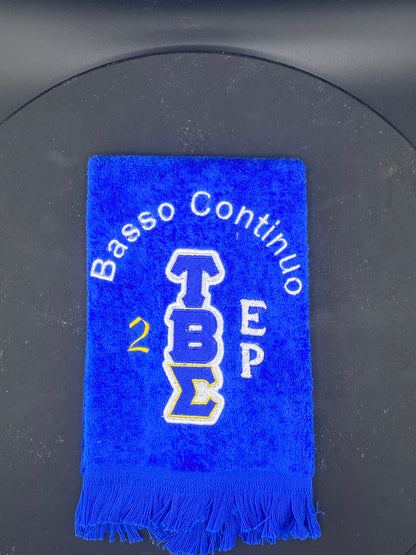Tau Beta Sigma Stroll Towel (Royal Blue & Gold Options Available)