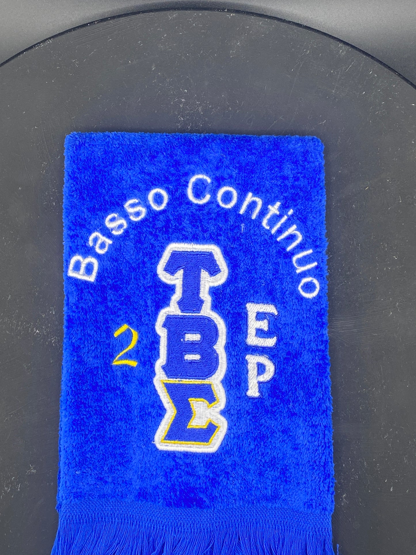 Tau Beta Sigma Stroll Towel (Royal Blue & Gold Options Available)