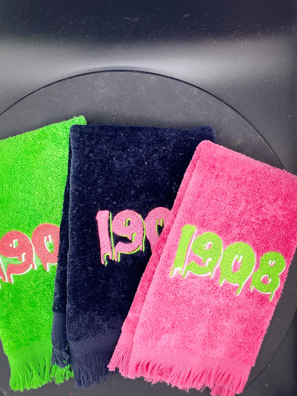 Alpha Kappa Alpha 1908 Drip Stroll Towel