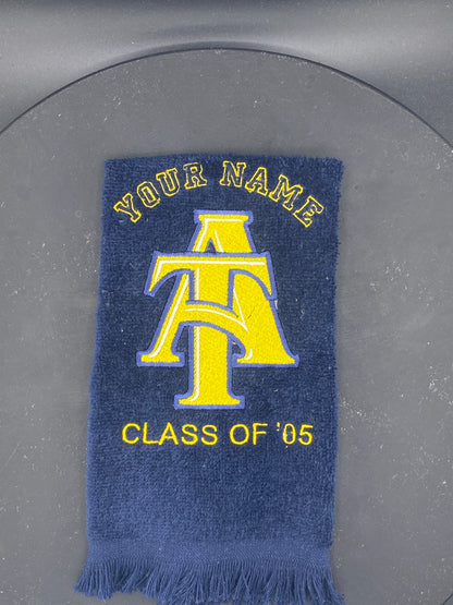 North Carolina A&T Leisure Luxe Towel – Intertwined A&T Logo