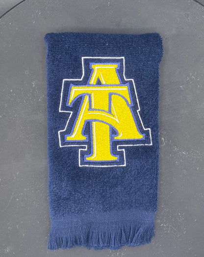 North Carolina A&T Leisure Luxe Towel – Intertwined A&T Logo