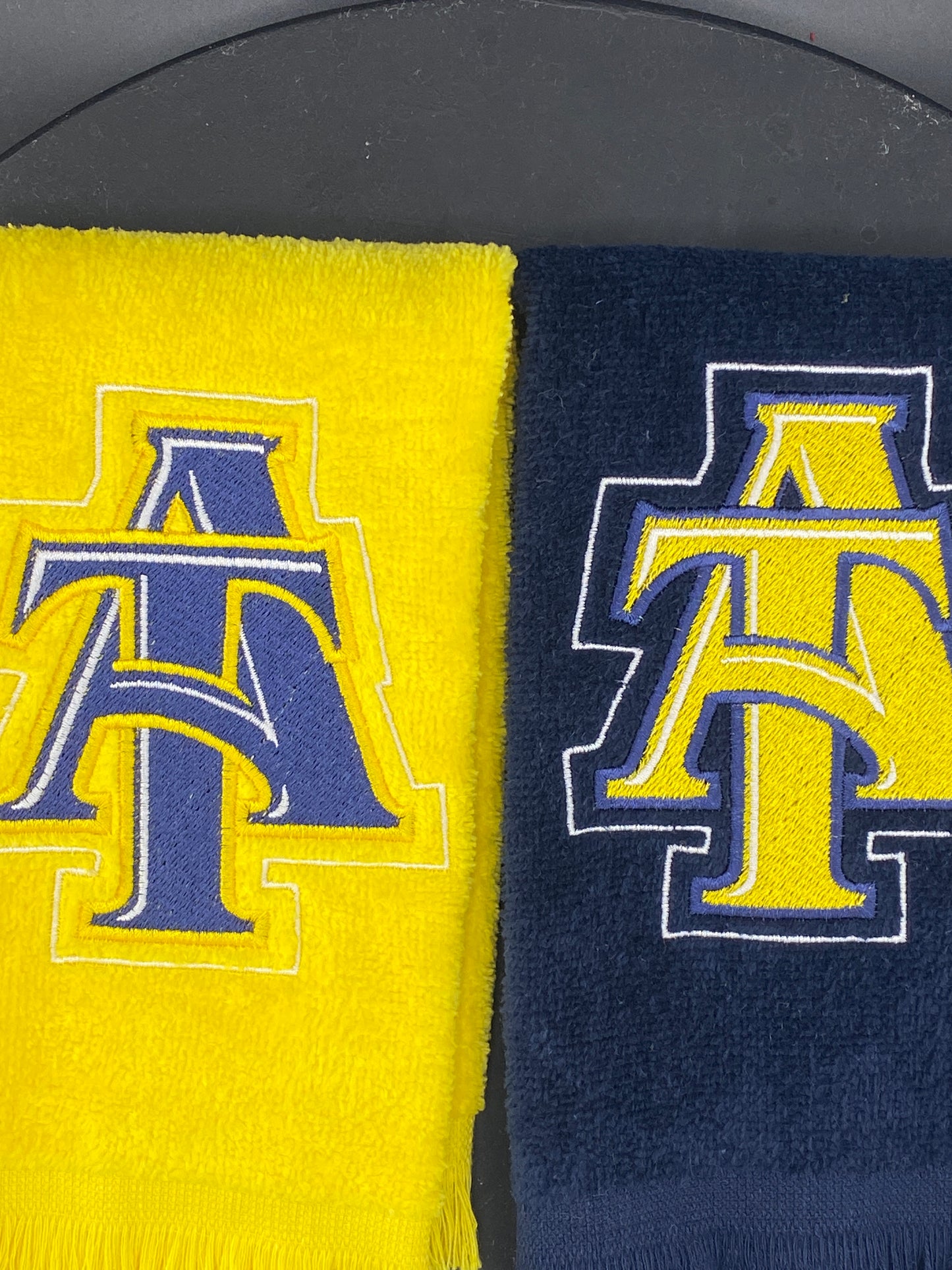North Carolina A&T Leisure Luxe Towel – Intertwined A&T Logo