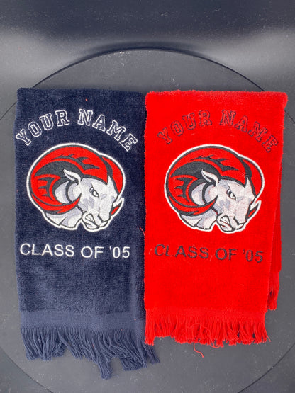 WSSU Leisure Luxe Towel – Detailed Ram Mascot