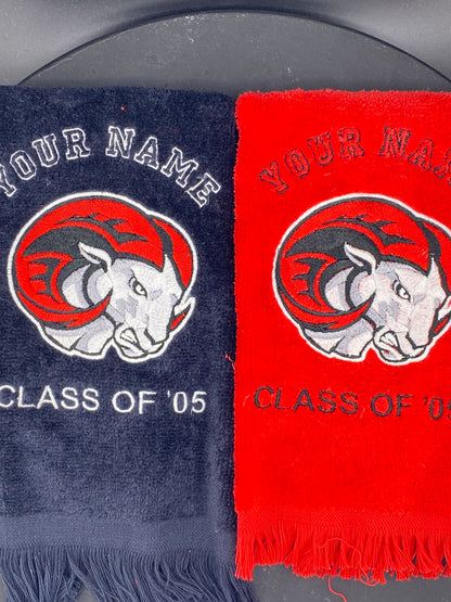 WSSU Leisure Luxe Towel – Detailed Ram Mascot