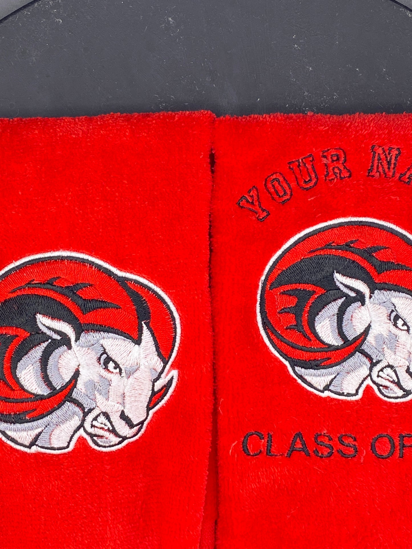 WSSU Leisure Luxe Towel – Detailed Ram Mascot
