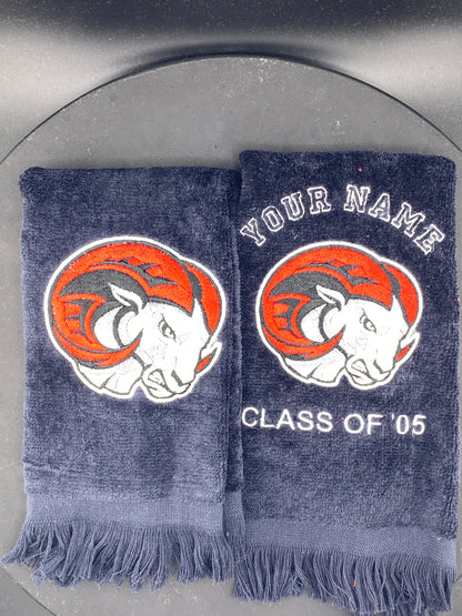 WSSU Leisure Luxe Towel – Detailed Ram Mascot