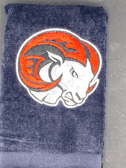 WSSU Leisure Luxe Towel – Detailed Ram Mascot