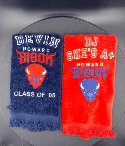 Howard University Bison Leisure Luxe Towel
