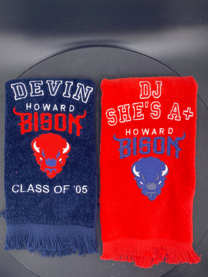 Howard University Bison Leisure Luxe Towel