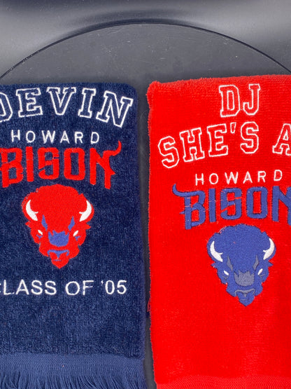 Howard University Bison Leisure Luxe Towel