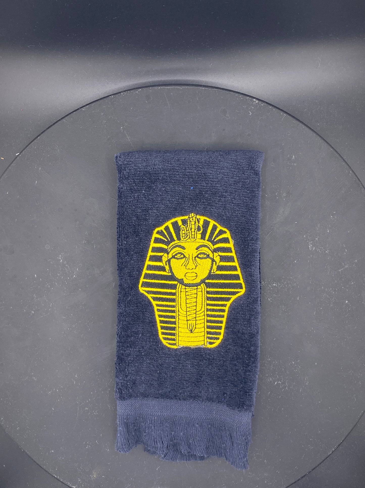 Alpha Phi Alpha Sphinx Stroll Towel in Yellow Gold 