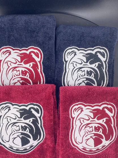 Alabama A&M Bulldog Leisure Luxe Towel - West & Remount Custom Apparel