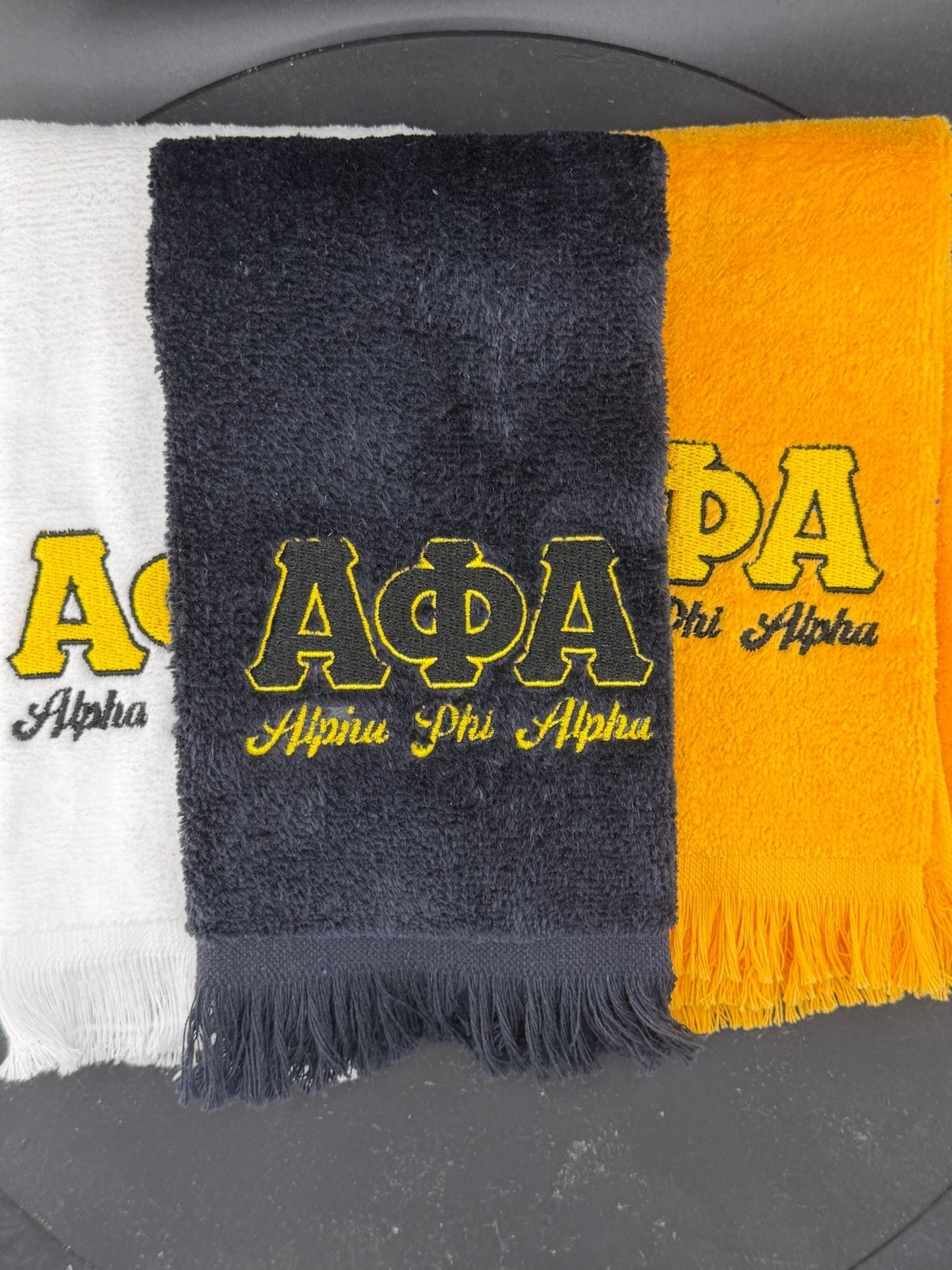 Alpha Phi Alpha Letters Series Embroidered Towel - West & Remount Custom Apparel