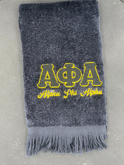 Alpha Phi Alpha Letters Series Embroidered Towel - West & Remount Custom Apparel