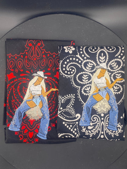 Cowboy Bey Tribute Bandana - West & Remount Custom Apparel