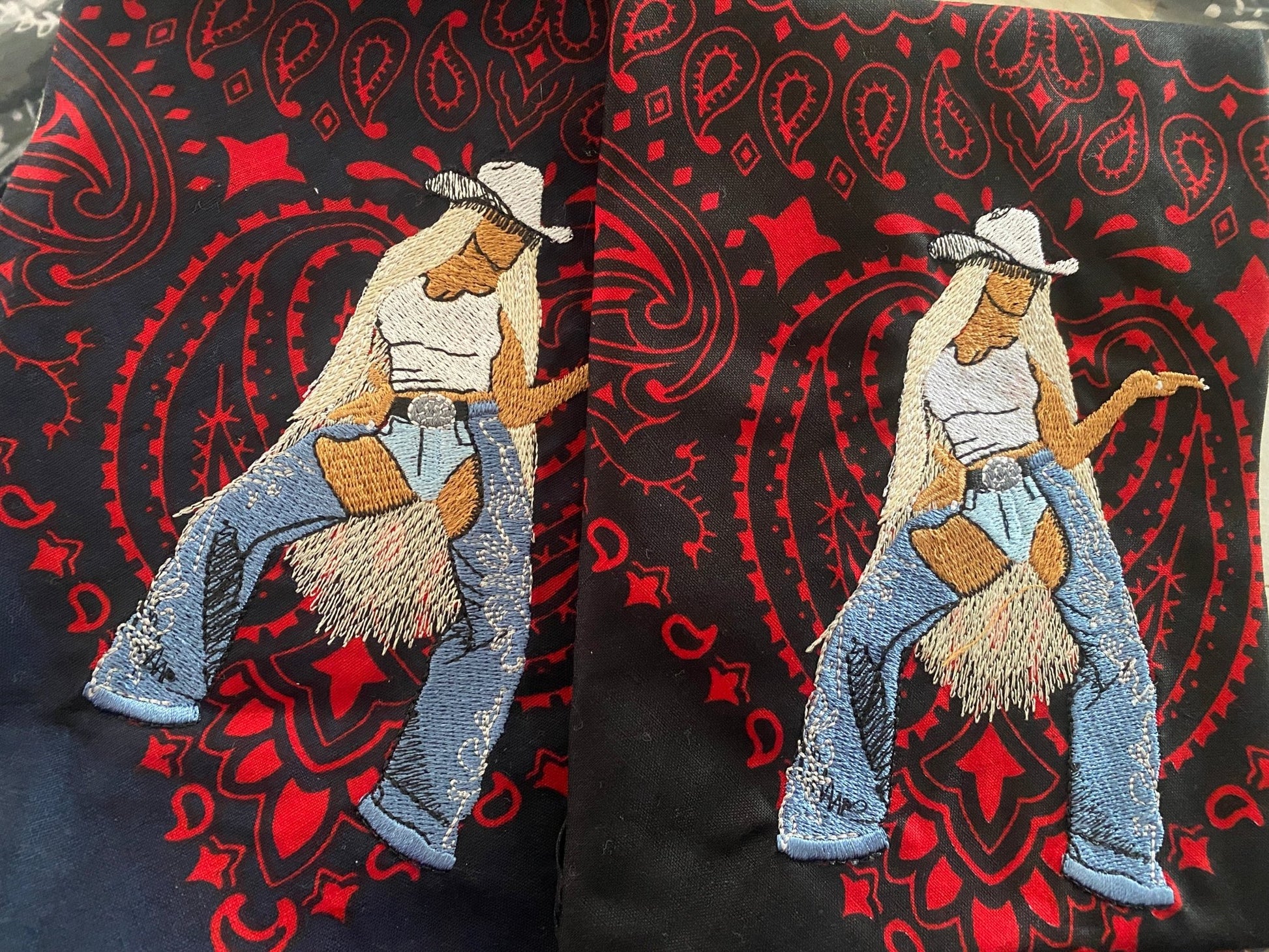 Cowboy Bey Tribute Bandana - West & Remount Custom Apparel