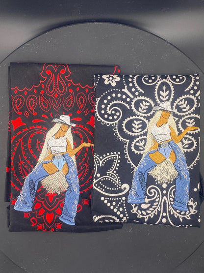 Cowboy Bey Tribute Bandana - West & Remount Custom Apparel