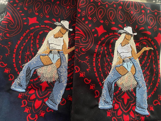 Cowboy Bey Tribute Bandana - West & Remount Custom Apparel