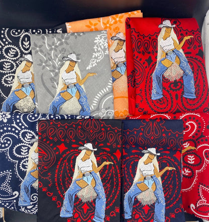 Cowboy Bey Tribute Bandana - West & Remount Custom Apparel