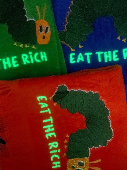EAT THE RICH Protest Towel - West & Remount Custom Apparel