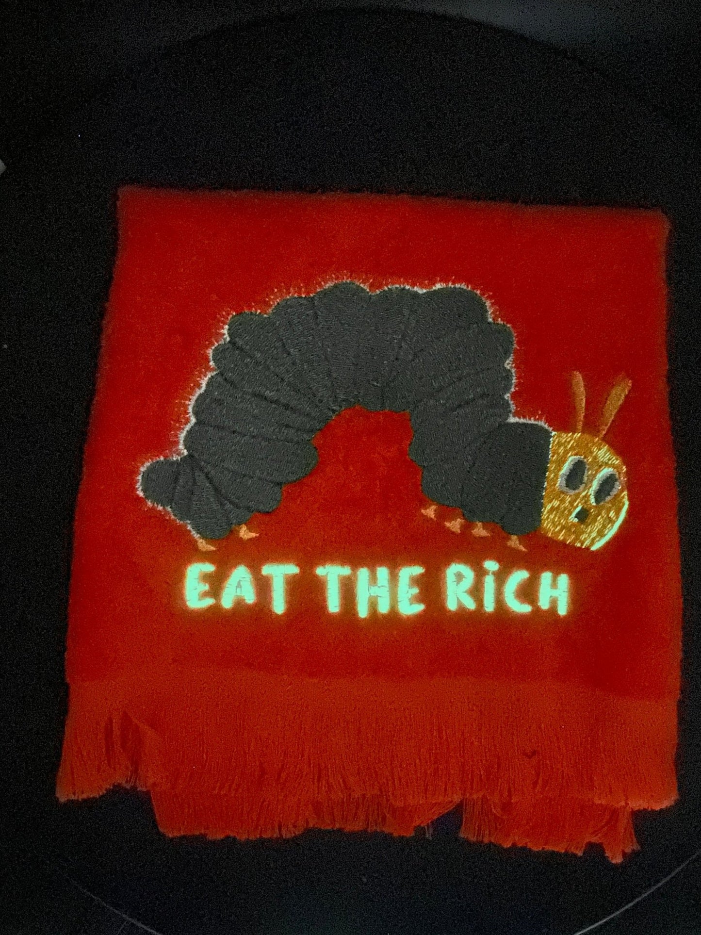 EAT THE RICH Protest Towel - West & Remount Custom Apparel