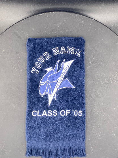 Elizabeth City State University Leisure Luxe Towel | ECSU Vikings Embroidered Gift - West & Remount Custom Apparel