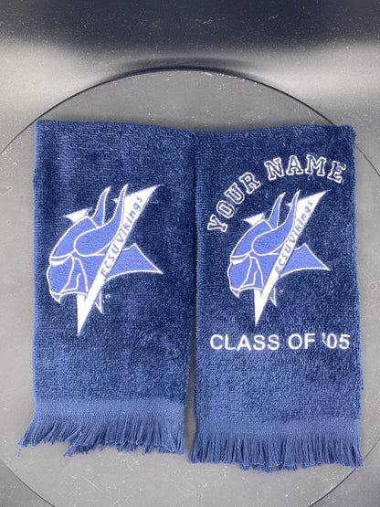 Elizabeth City State University Leisure Luxe Towel | ECSU Vikings Embroidered Gift - West & Remount Custom Apparel