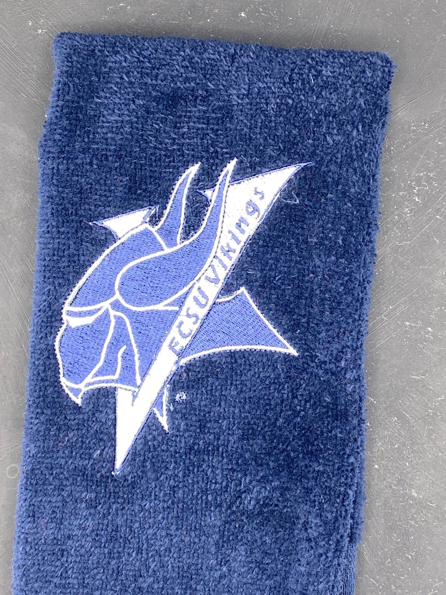 Elizabeth City State University Leisure Luxe Towel | ECSU Vikings Embroidered Gift - West & Remount Custom Apparel
