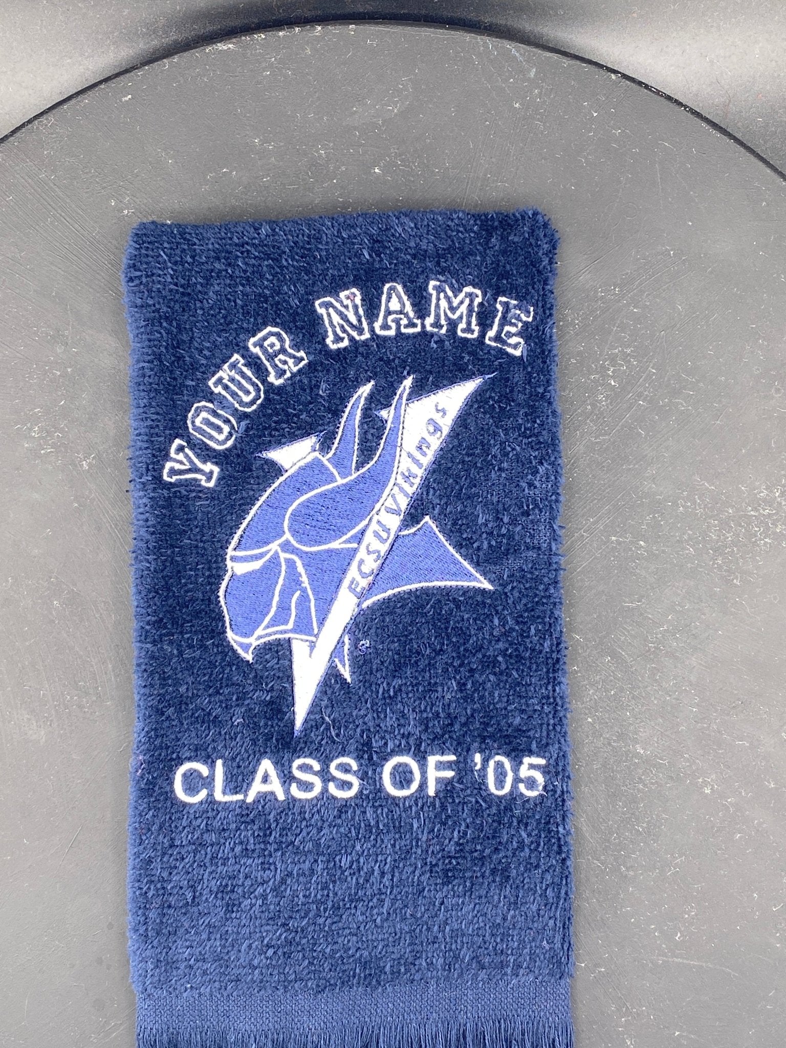 Elizabeth City State University Leisure Luxe Towel | ECSU Vikings Embroidered Gift - West & Remount Custom Apparel