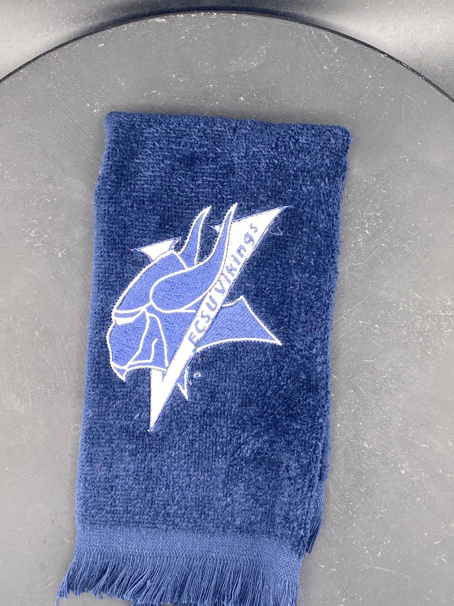 Elizabeth City State University Leisure Luxe Towel | ECSU Vikings Embroidered Gift - West & Remount Custom Apparel