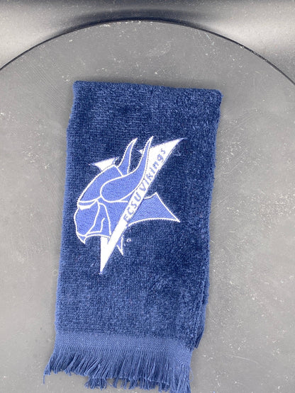 Elizabeth City State University Leisure Luxe Towel | ECSU Vikings Embroidered Gift - West & Remount Custom Apparel