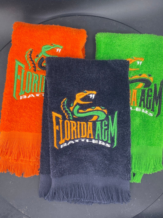 Florida A&M Rattlers Towel – Embroidered HBCU Homecoming & Game Day Rally Towel - West & Remount Custom Apparel