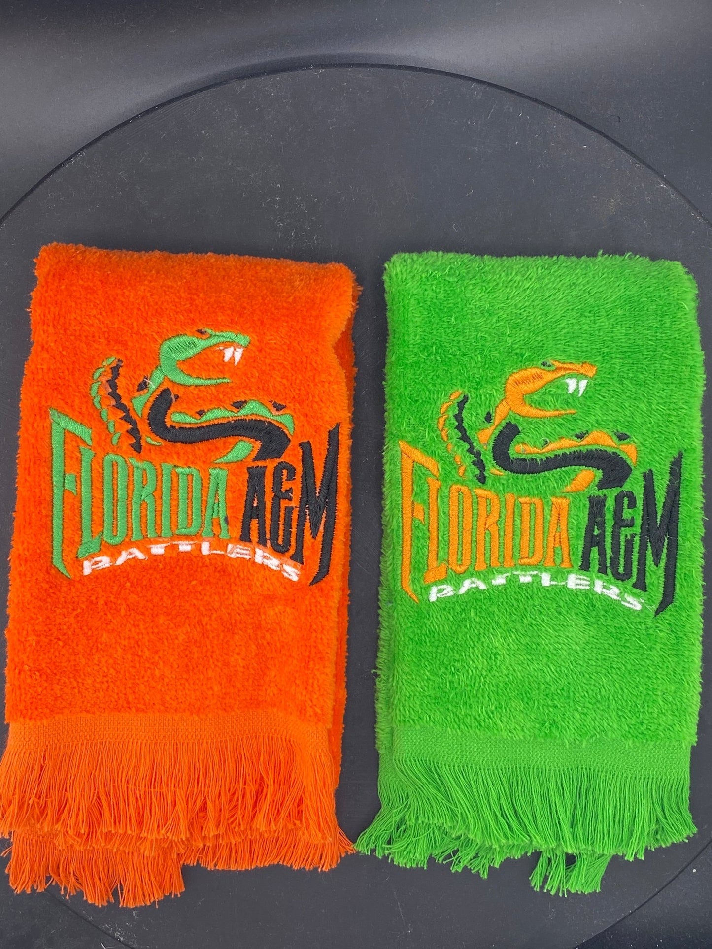 Florida A&M Rattlers Towel – Embroidered HBCU Homecoming & Game Day Rally Towel - West & Remount Custom Apparel