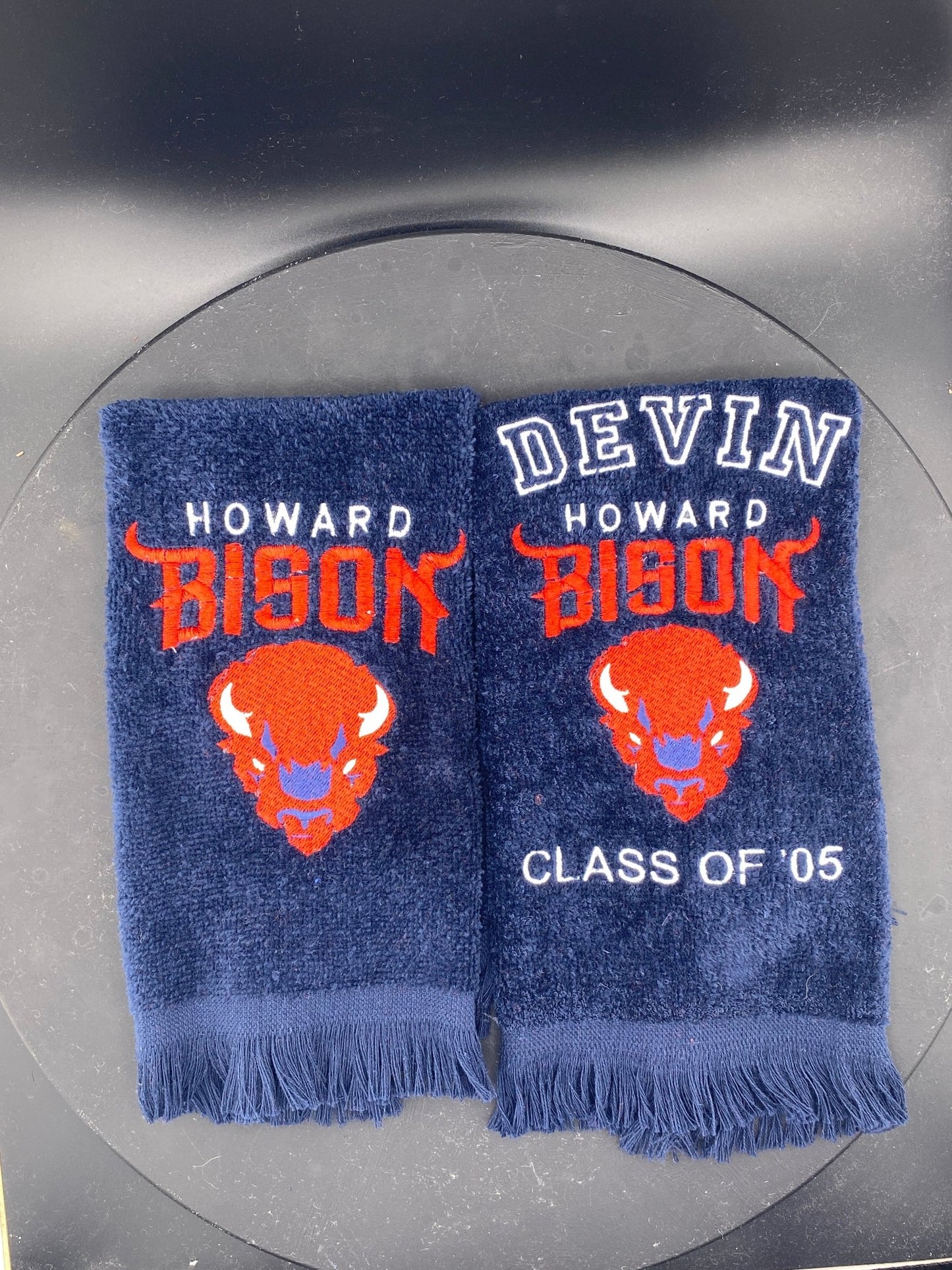 Howard University Bison Leisure Luxe Towel - West & Remount Custom Apparel