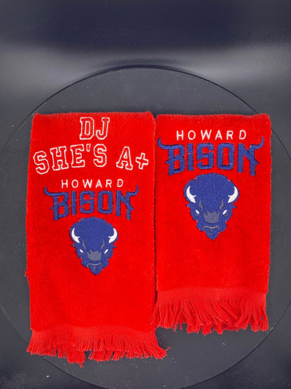 Howard University Bison Leisure Luxe Towel - West & Remount Custom Apparel