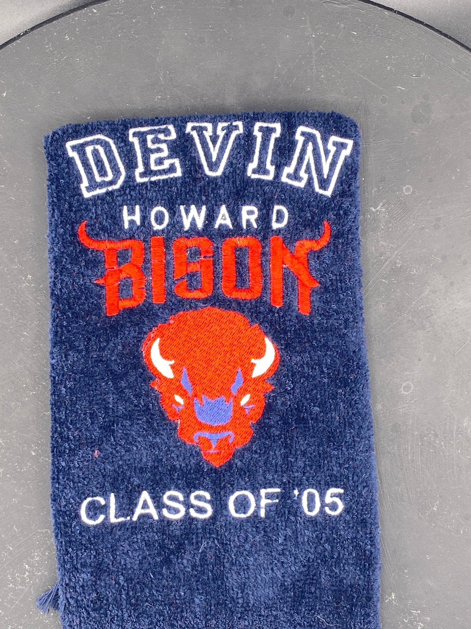 Howard University Bison Leisure Luxe Towel - West & Remount Custom Apparel