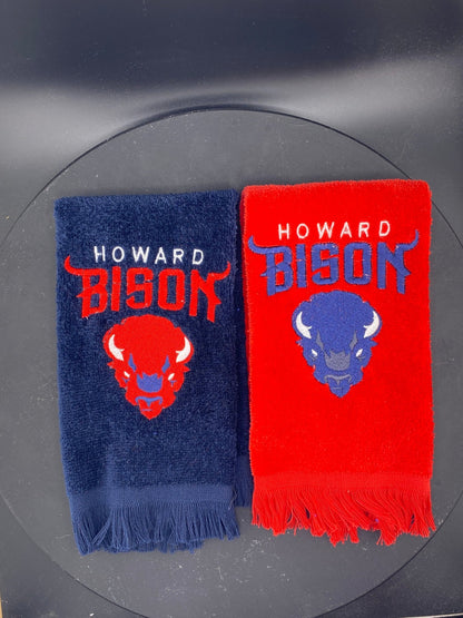 Howard University Bison Leisure Luxe Towel - West & Remount Custom Apparel