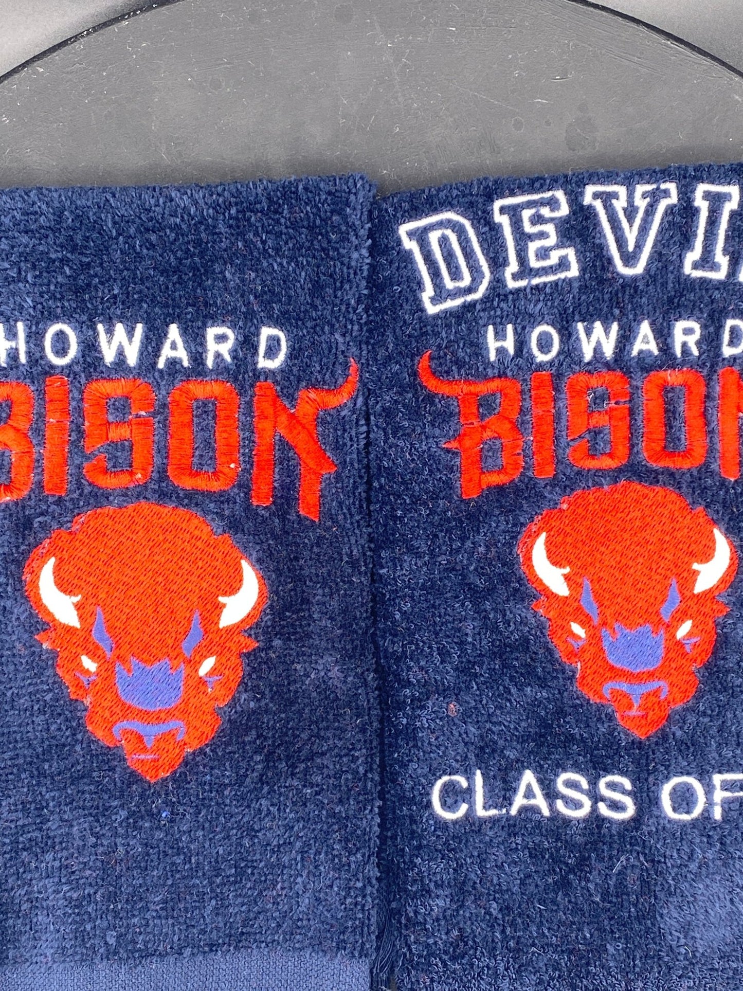 Howard University Bison Leisure Luxe Towel - West & Remount Custom Apparel