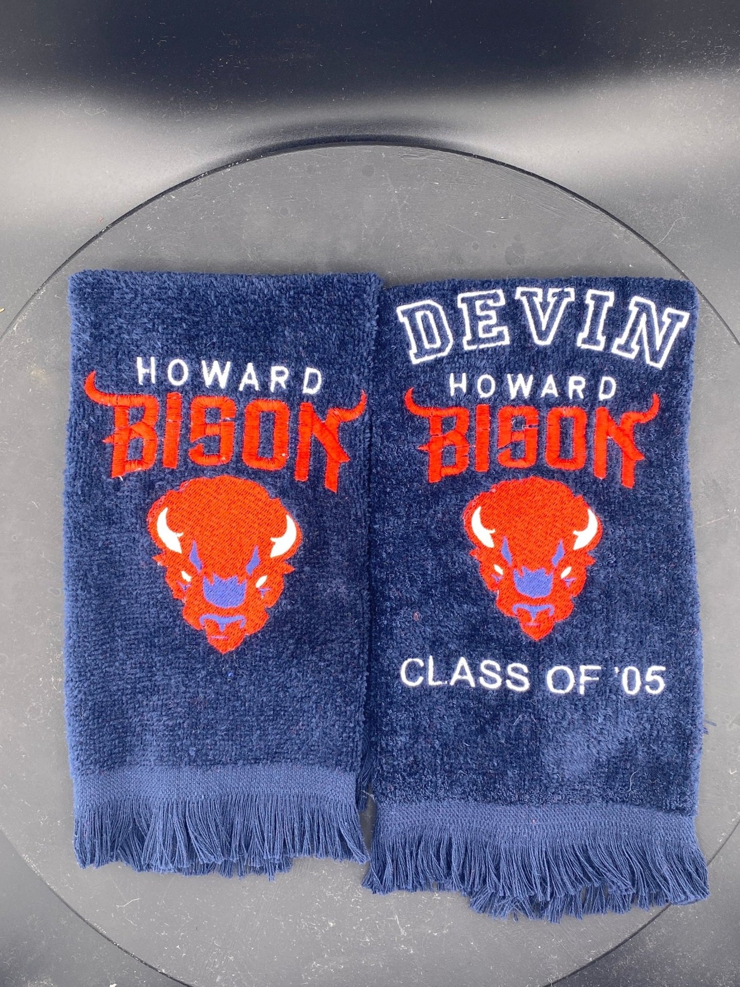 Howard University Bison Leisure Luxe Towel - West & Remount Custom Apparel