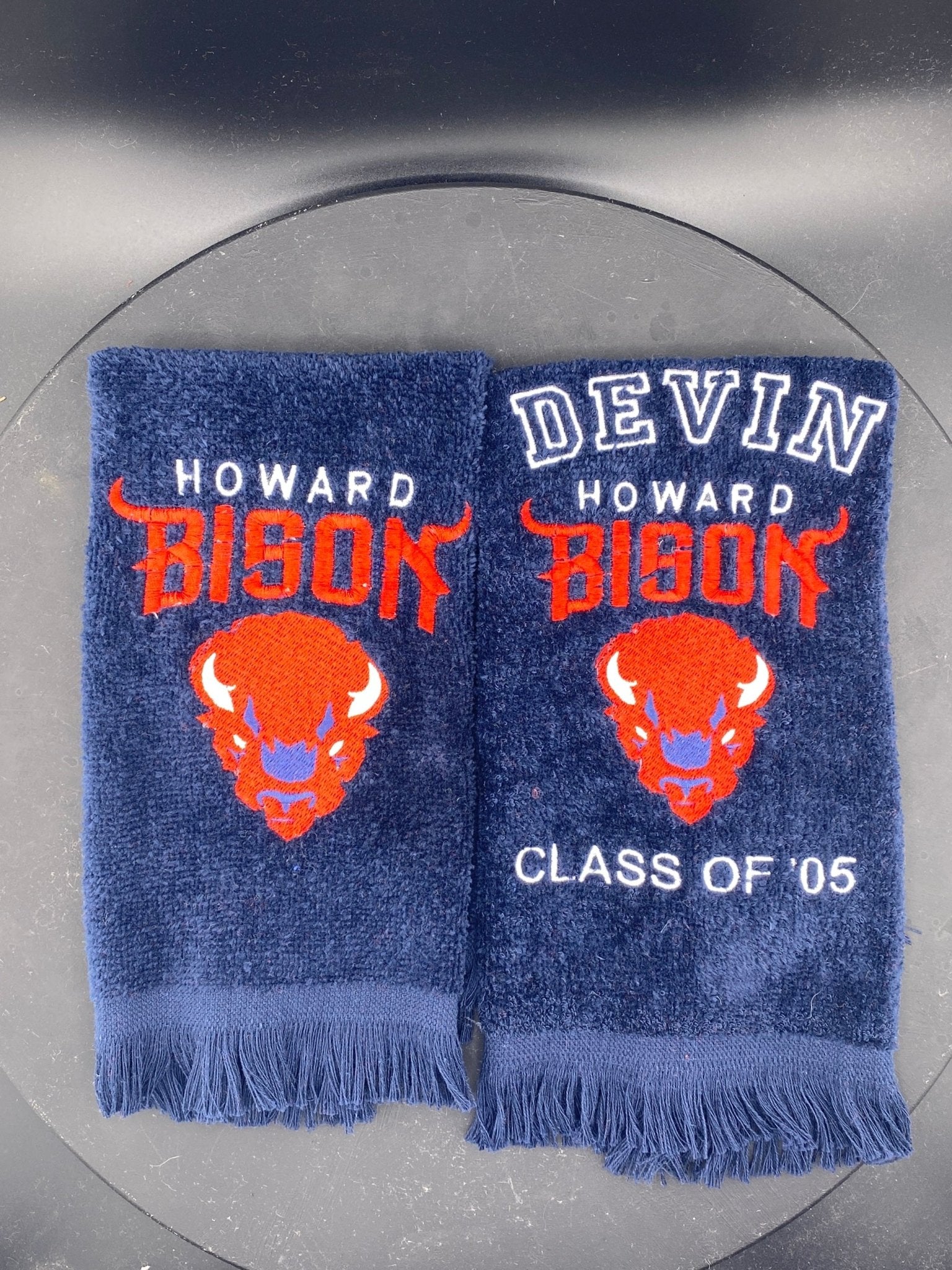 Howard University Bison Leisure Luxe Towel - West & Remount Custom Apparel