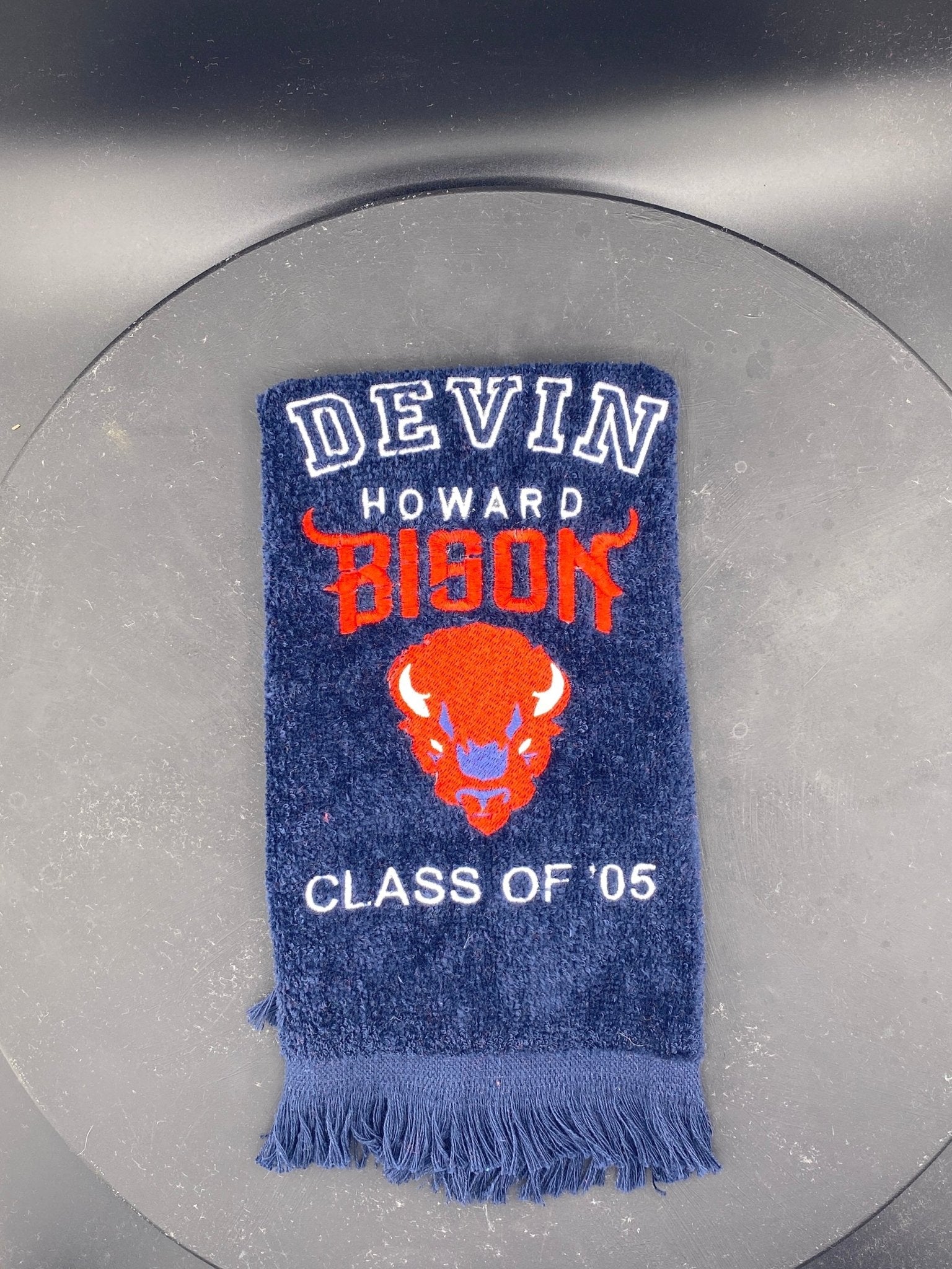 Howard University Bison Leisure Luxe Towel - West & Remount Custom Apparel