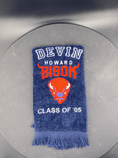 Howard University Bison Leisure Luxe Towel - West & Remount Custom Apparel