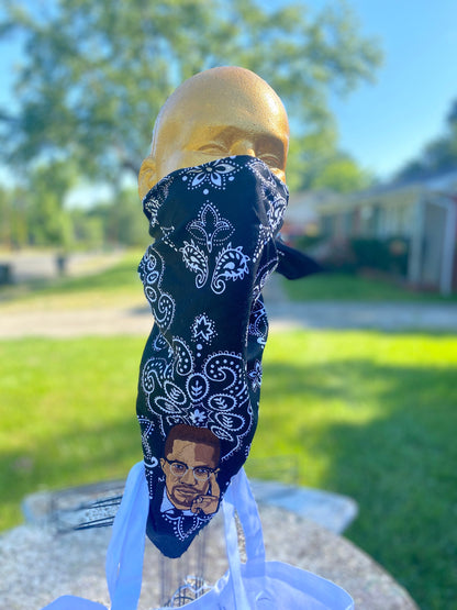 Malcolm X Embroidered 27-Inch Bandana