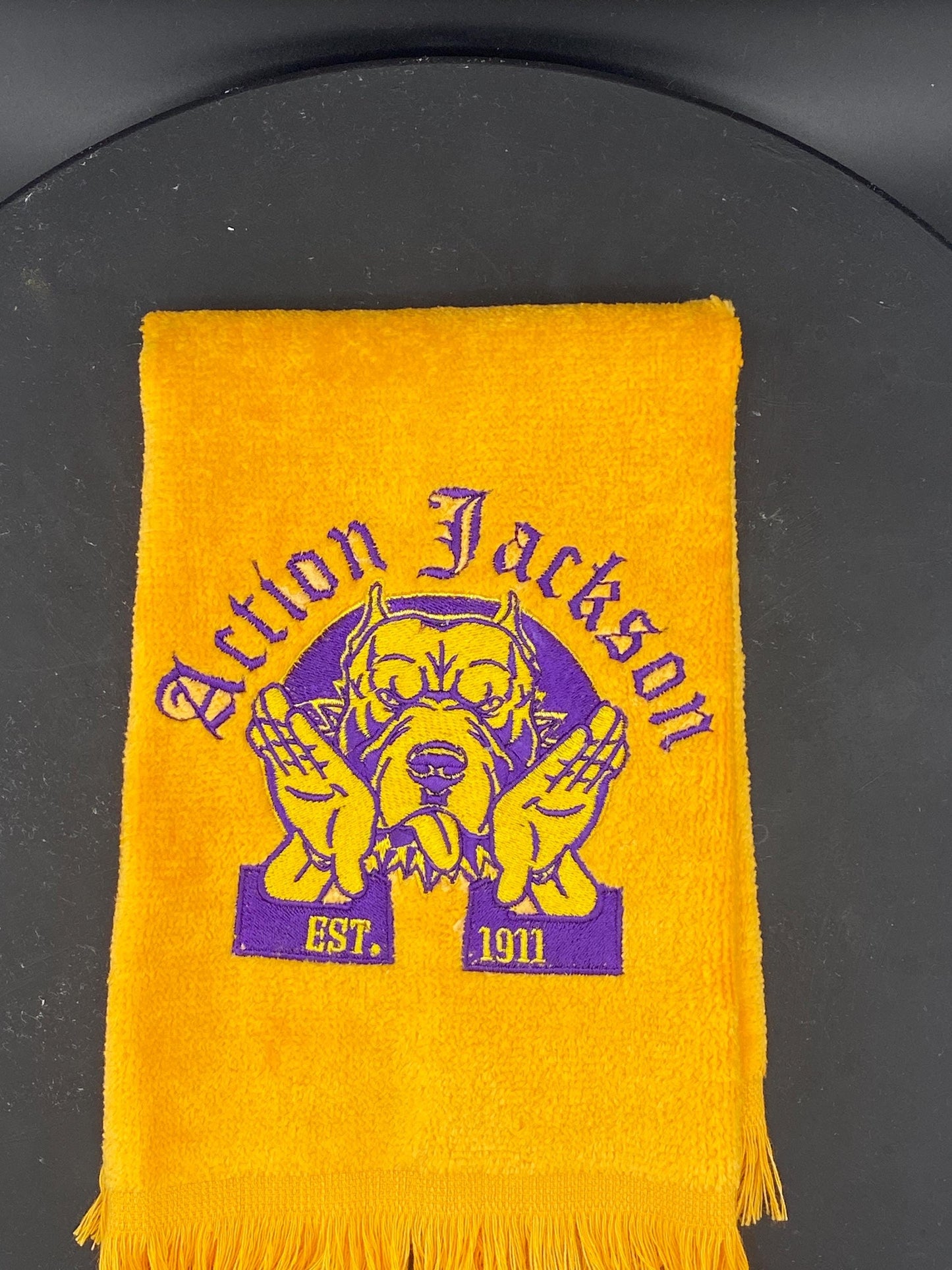 Omega Psi Phi Hooks Towel – Custom Embroidered Que Hand Sign
