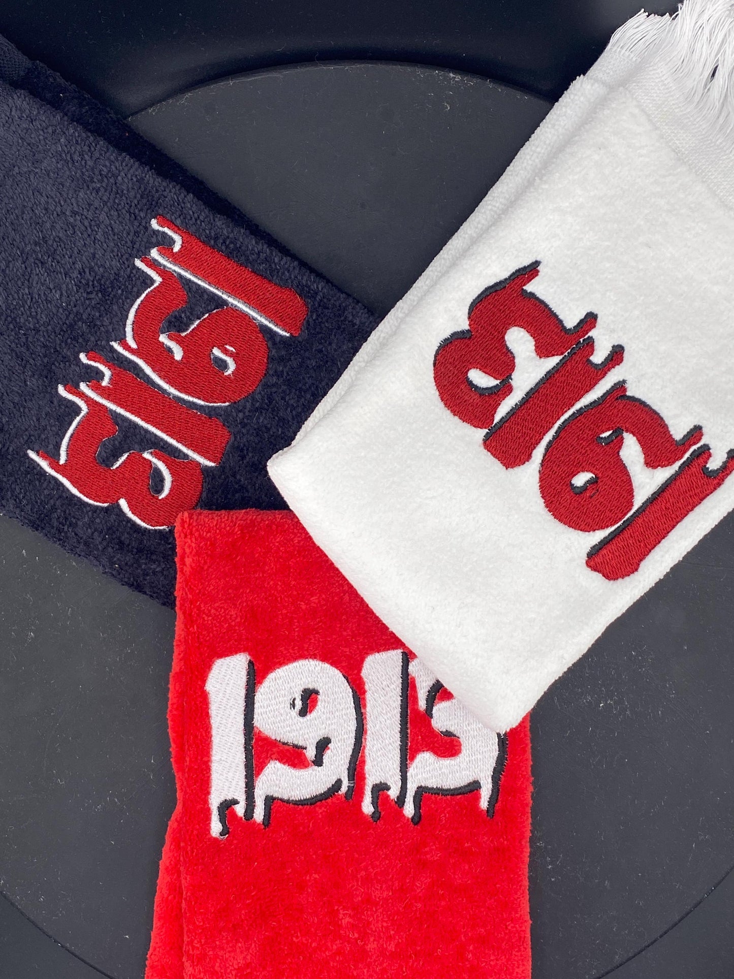 Delta Sigma Theta Dripping 1913 Embroidered Stroll Towel